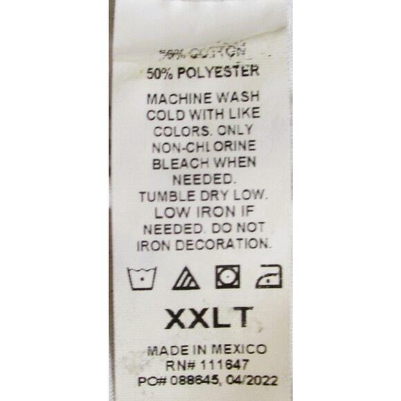 Disney Unisex White T-shirt Cruella De Vil Evil by Design Size XXLT Cotton Blend - Picture 6 of 6